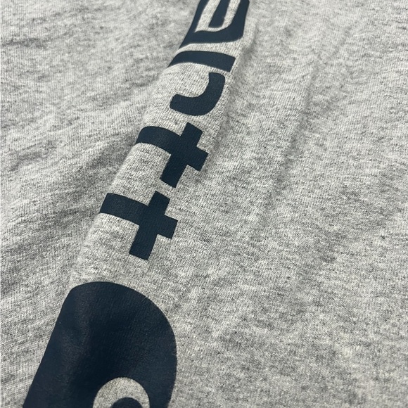 Carhartt Gray Shirt 2XL Tall with Navy Logo - Picture 5 of 7
